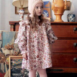 Louise Misha Lara Dress Savage Garden Girls Size 4